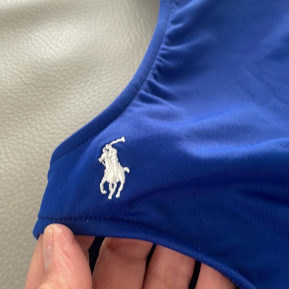 Polo Ralph Lauren Polo logo racerback one piece bathing suit - Picture 4 of 8